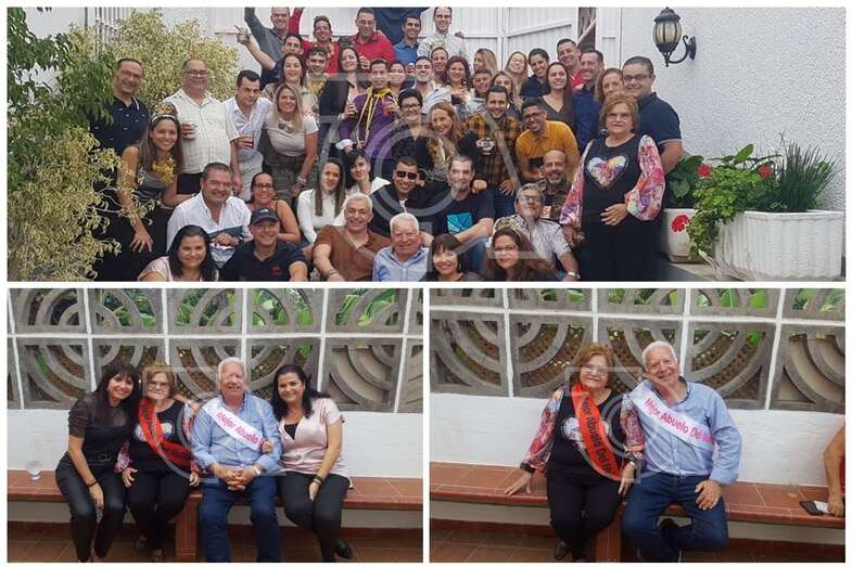 Momentos del brindis navideño de la empresa Falcón y Peña (Foto TA)